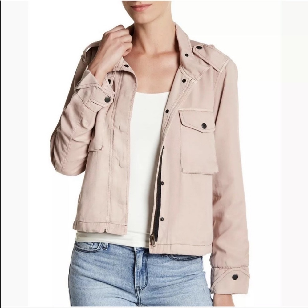 Pistola Military Jacket in dusty rose